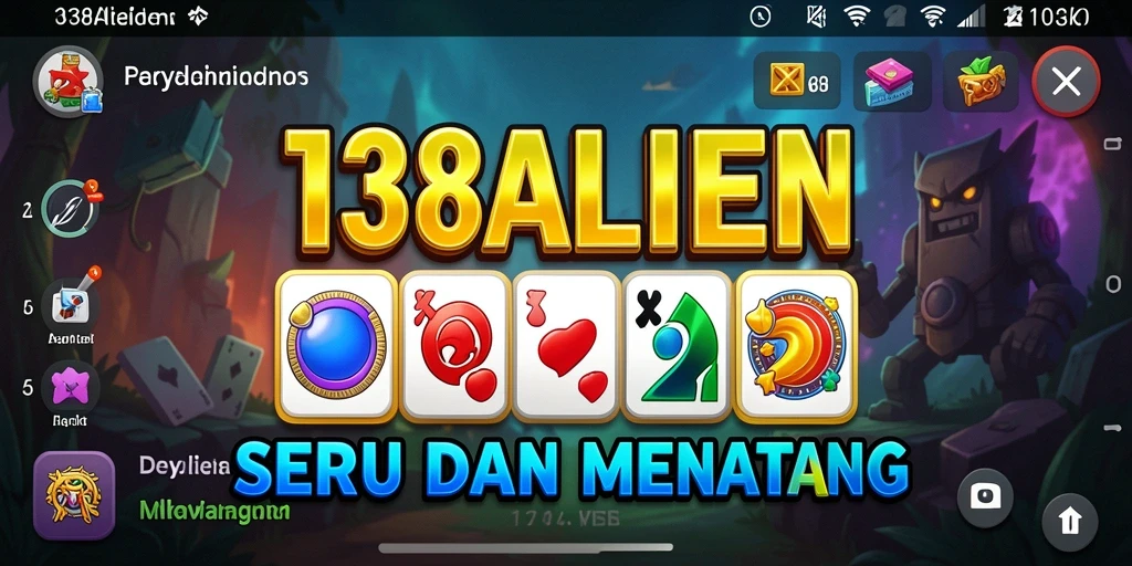 Tampilan gameplay seru di 138ALIEN dengan domino klasik.