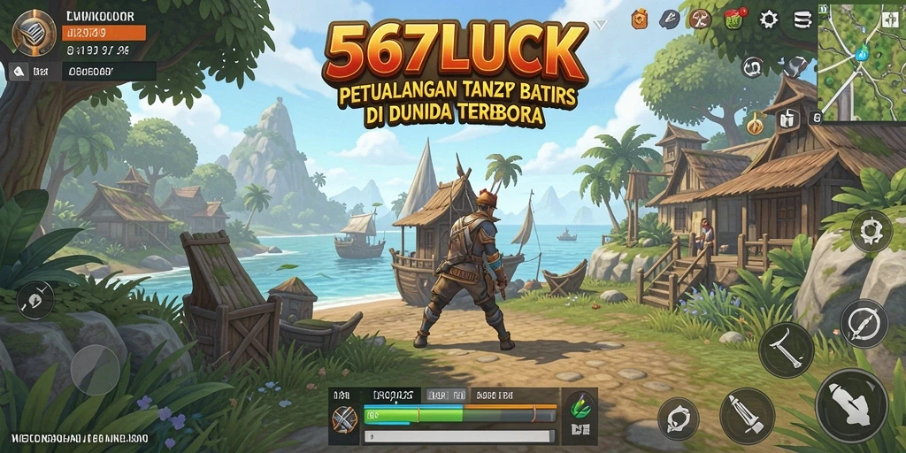 Gameplay seru di dunia terbuka 567LUCK dengan eksplorasi luas.