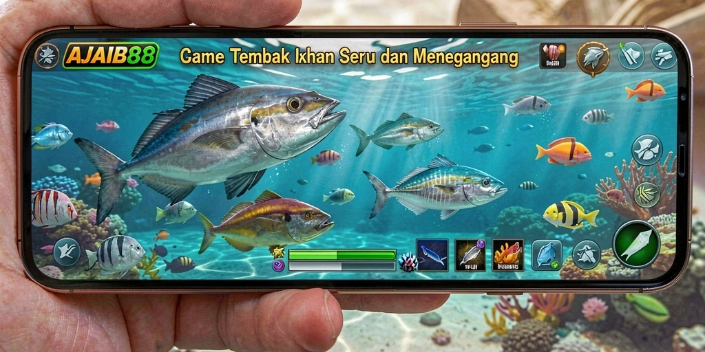 Gameplay Tembak Ikan yang seru dan menegangkan.