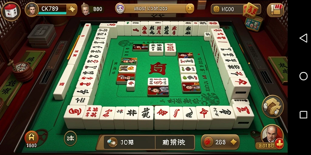 Screenshot CK789 menampilkan gameplay Mahjong yang seru dan menantang.