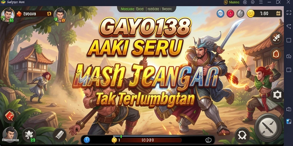 Tampilan gameplay seru dari GAYO138 saat pertarungan sengit berlangsung.