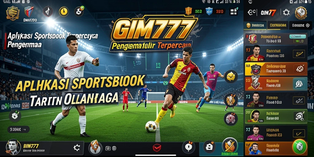 Tampilan utama GIM777 yang interaktif dan menarik untuk taruhan olahraga.