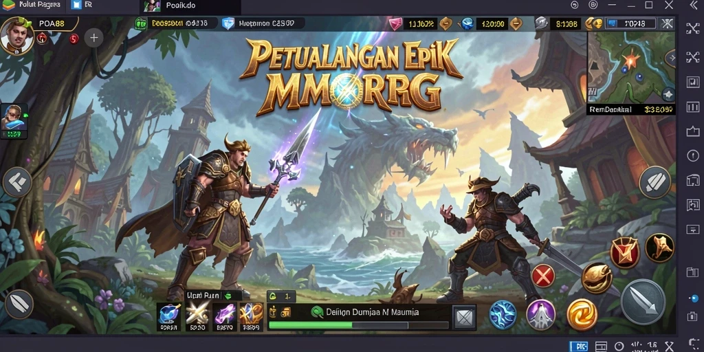Gameplay menarik POA88 saat pemain menjelajahi dunia fantasi.