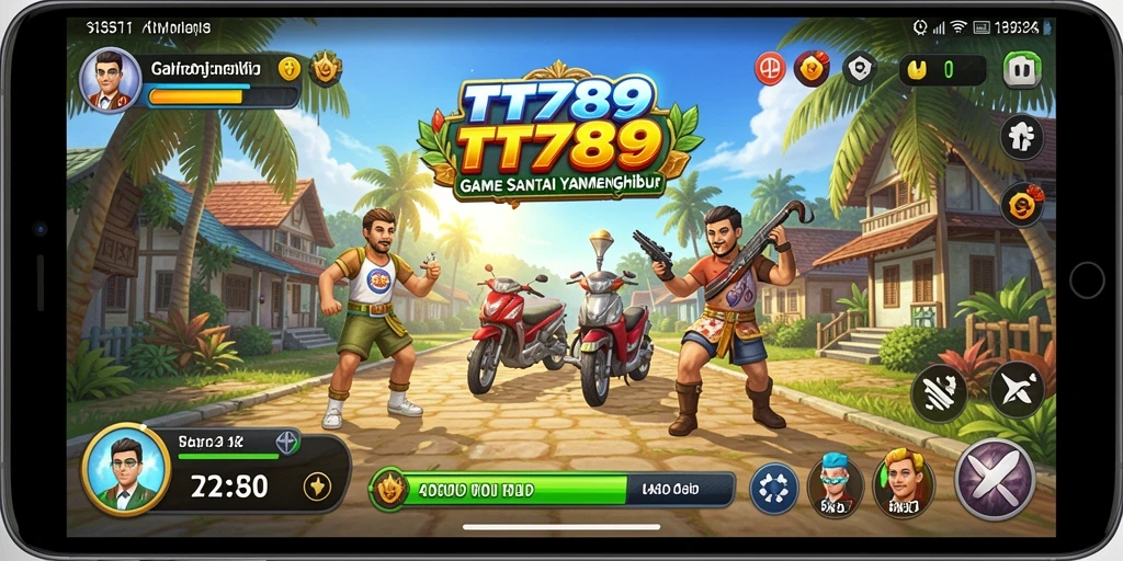 Tampilan gameplay <strong>TT789</strong> yang menarik dan penuh warna.